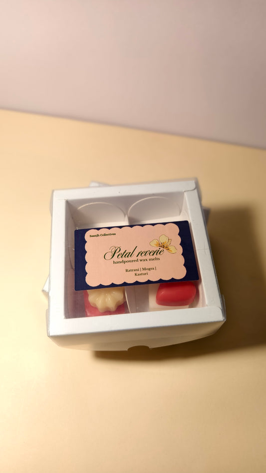 Petal Reverie – Assorted Wax Melt Box - Saanjh Collectives 