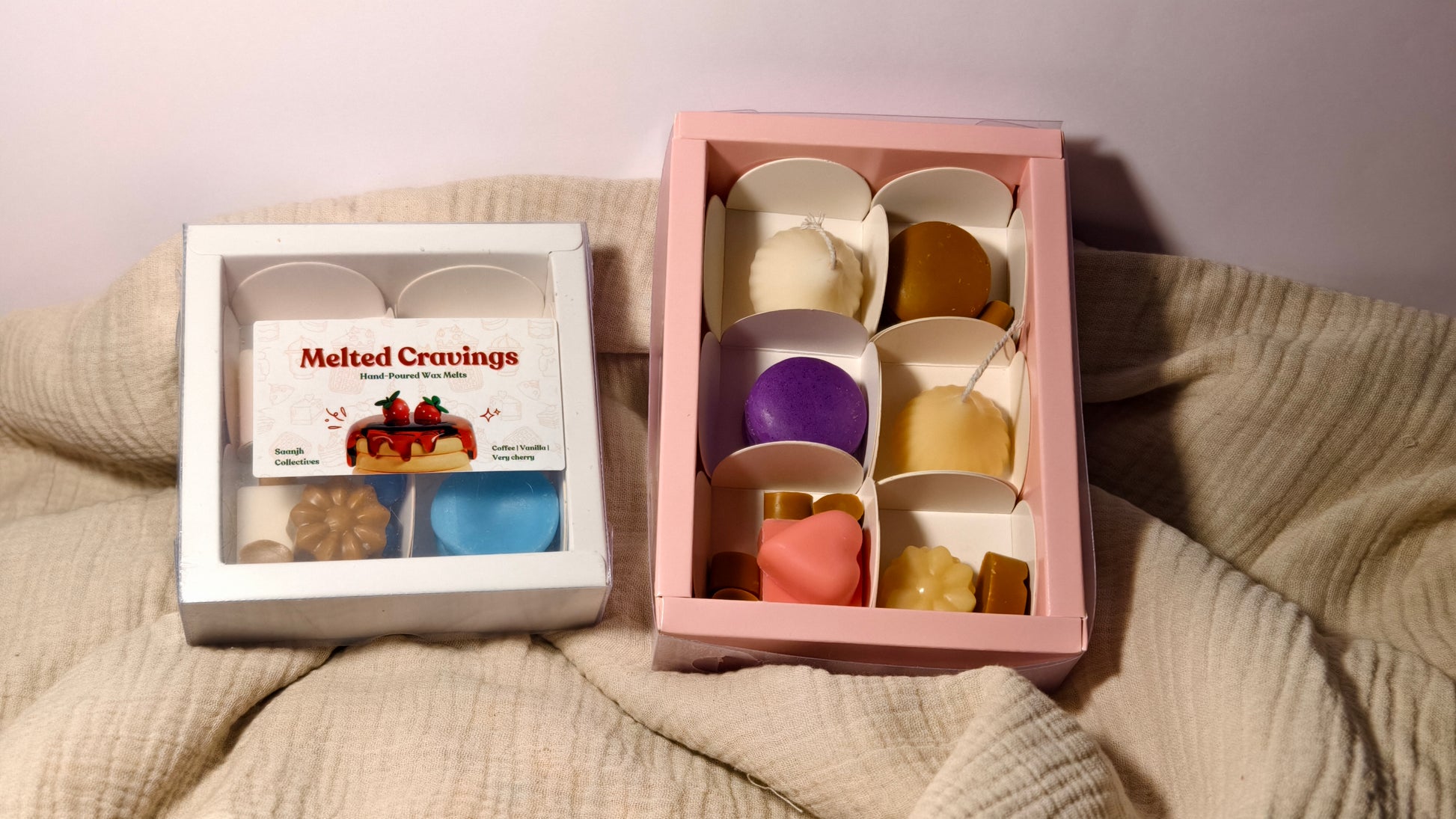 Melted Cravings – Assorted Wax Melt Box - Saanjh Collectives 